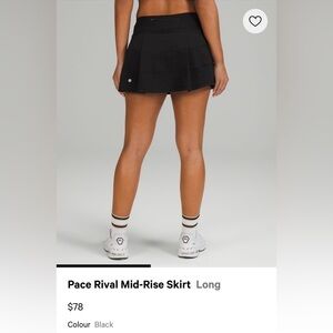 Pace Rival Mid-Rise Skirt Long. Black Size 4. Excellent Condition.